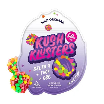 Kush Klusters D9 + THCp Gummies (5 Flavors)