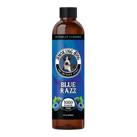 DELTA 9 SYRUP SMOKING DOG 1000mg  - (11 Flavors)