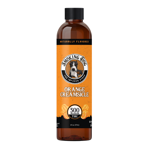 DELTA 9 SYRUP SMOKING DOG 1000mg  - (11 Flavors)