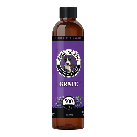 DELTA 9 SYRUP SMOKING DOG 1000mg  - (11 Flavors)