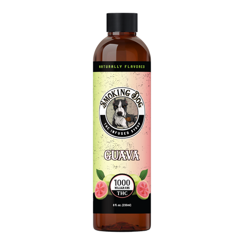 DELTA 9 SYRUP SMOKING DOG 1000mg  - (11 Flavors)