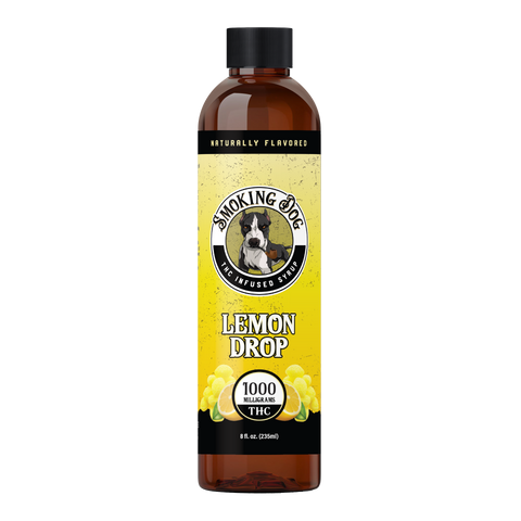 DELTA 9 SYRUP SMOKING DOG 1000mg  - (11 Flavors)