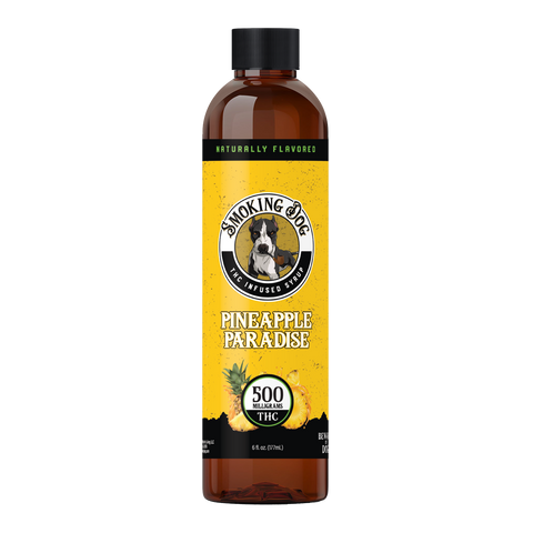DELTA 9 SYRUP SMOKING DOG 1000mg  - (11 Flavors)