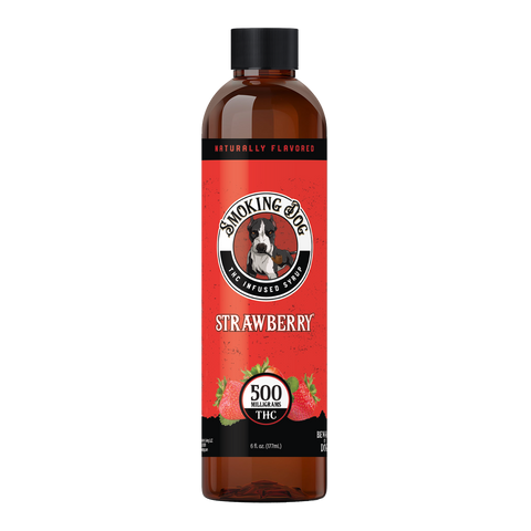 DELTA 9 SYRUP SMOKING DOG 1000mg  - (11 Flavors)