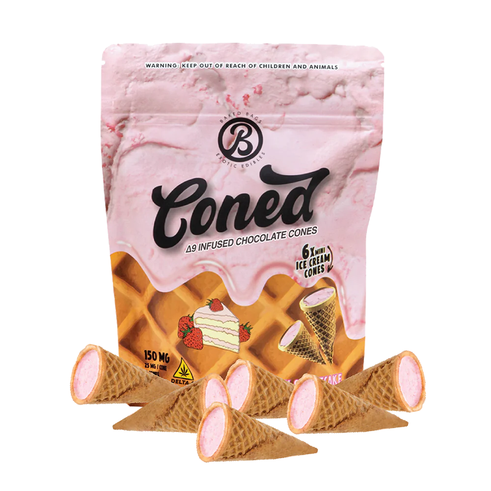 DELTA 9 THC CHOCOLATE CONES – 150MG (5 Flavors)