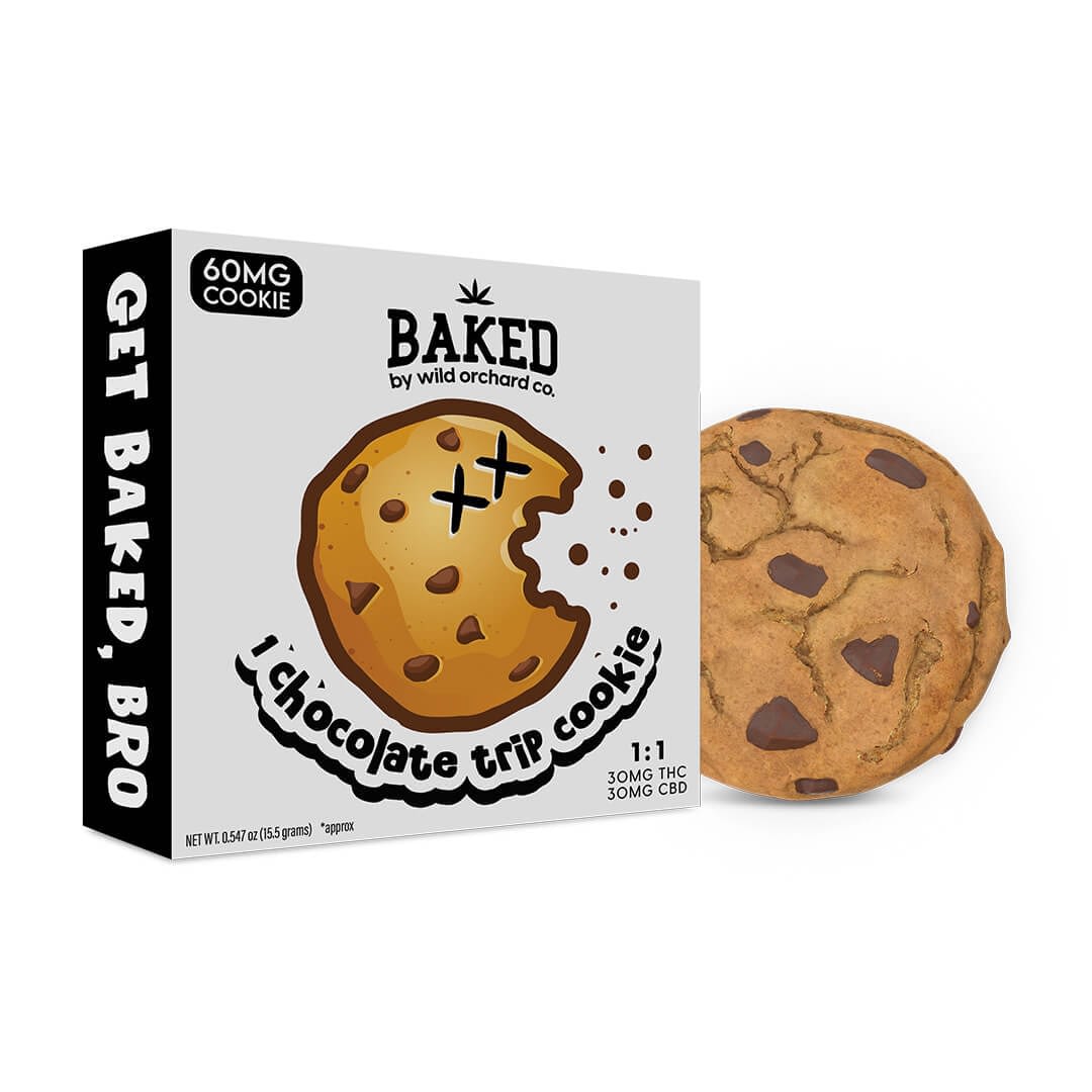 Baked Delta-9 Chocolate Trip - Cookies 4pk/10pk - 600mg