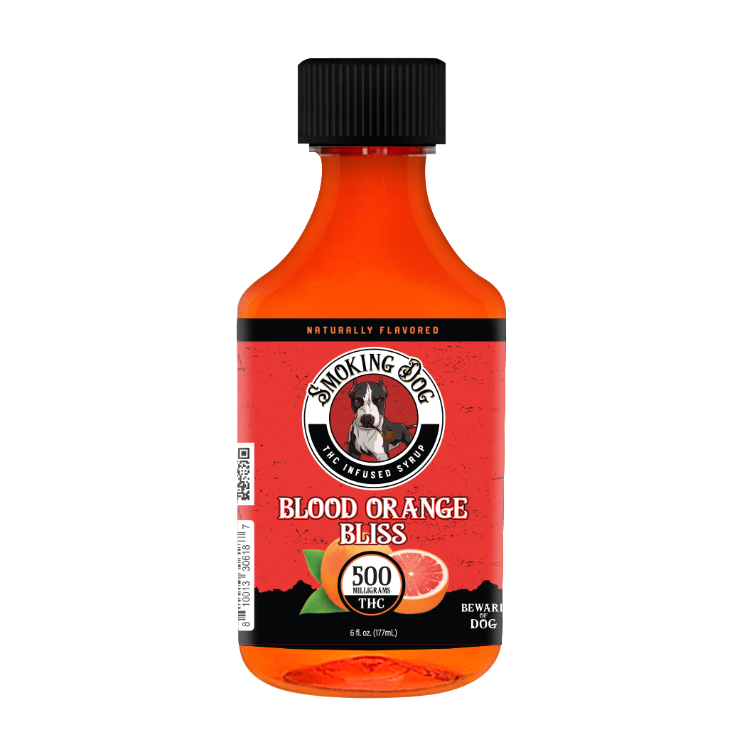 DELTA 9 SYRUP SMOKING DOG - 500MG THC (8 Flavors)
