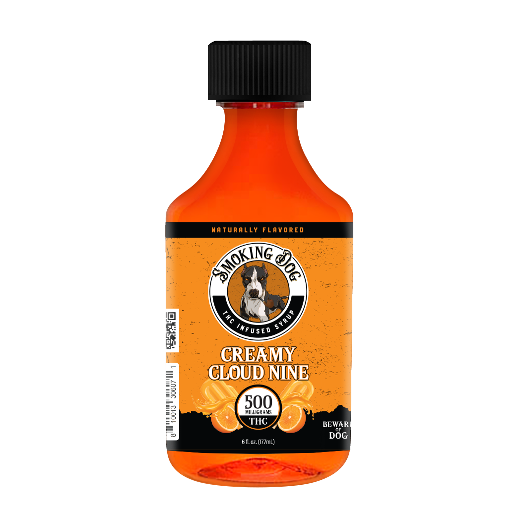 DELTA 9 SYRUP SMOKING DOG - 500MG THC (8 Flavors)