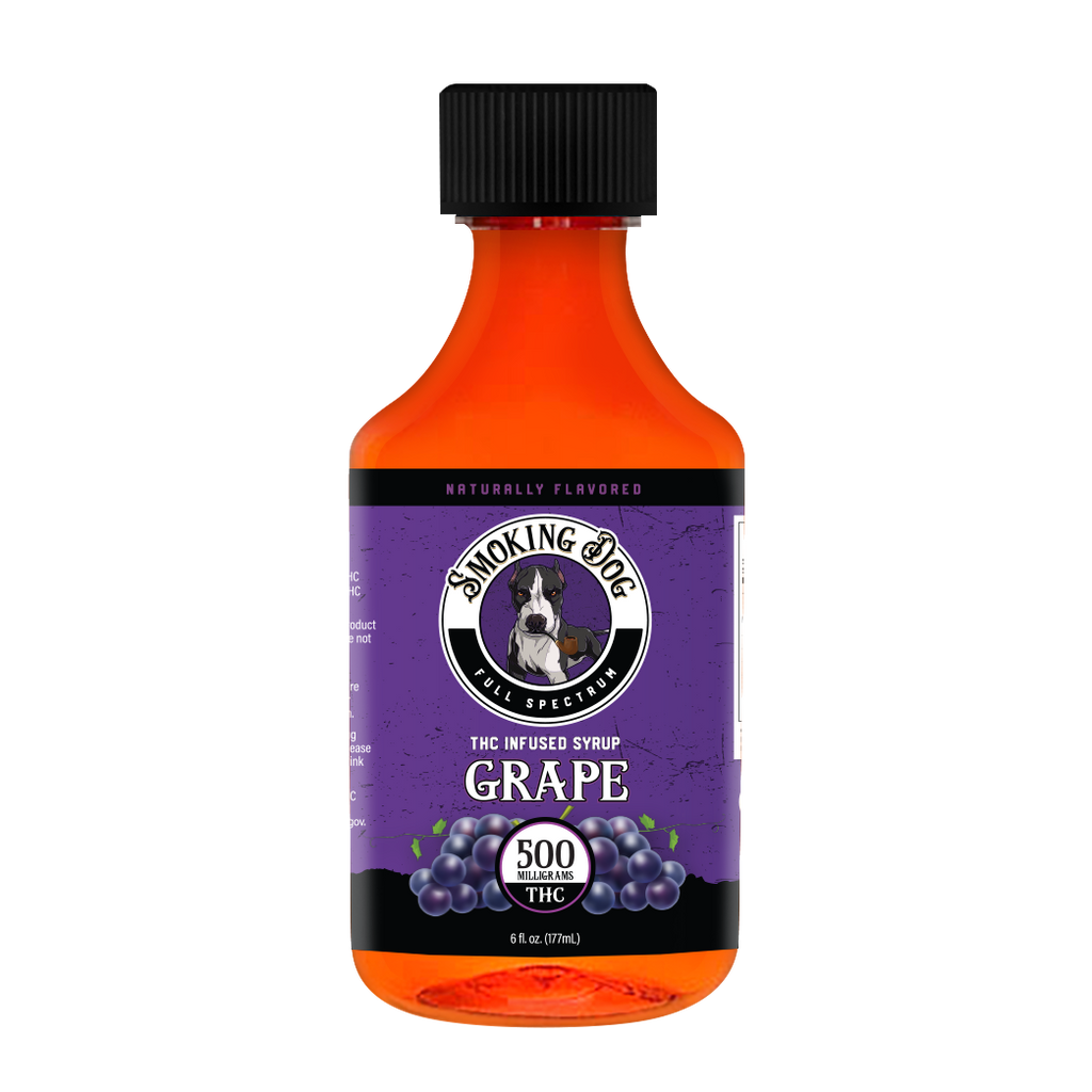 DELTA 9 SYRUP SMOKING DOG - 500MG THC (8 Flavors)