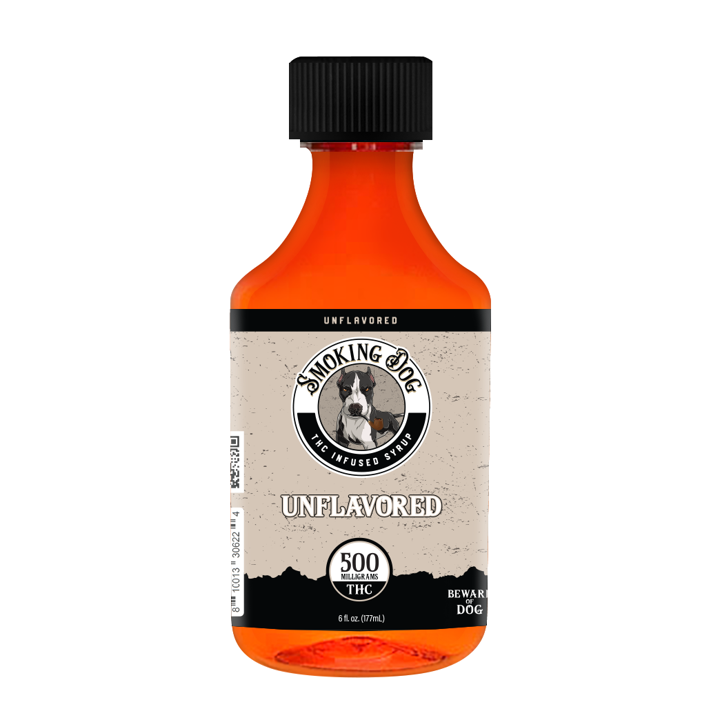 DELTA 9 SYRUP SMOKING DOG - 500MG THC (8 Flavors)