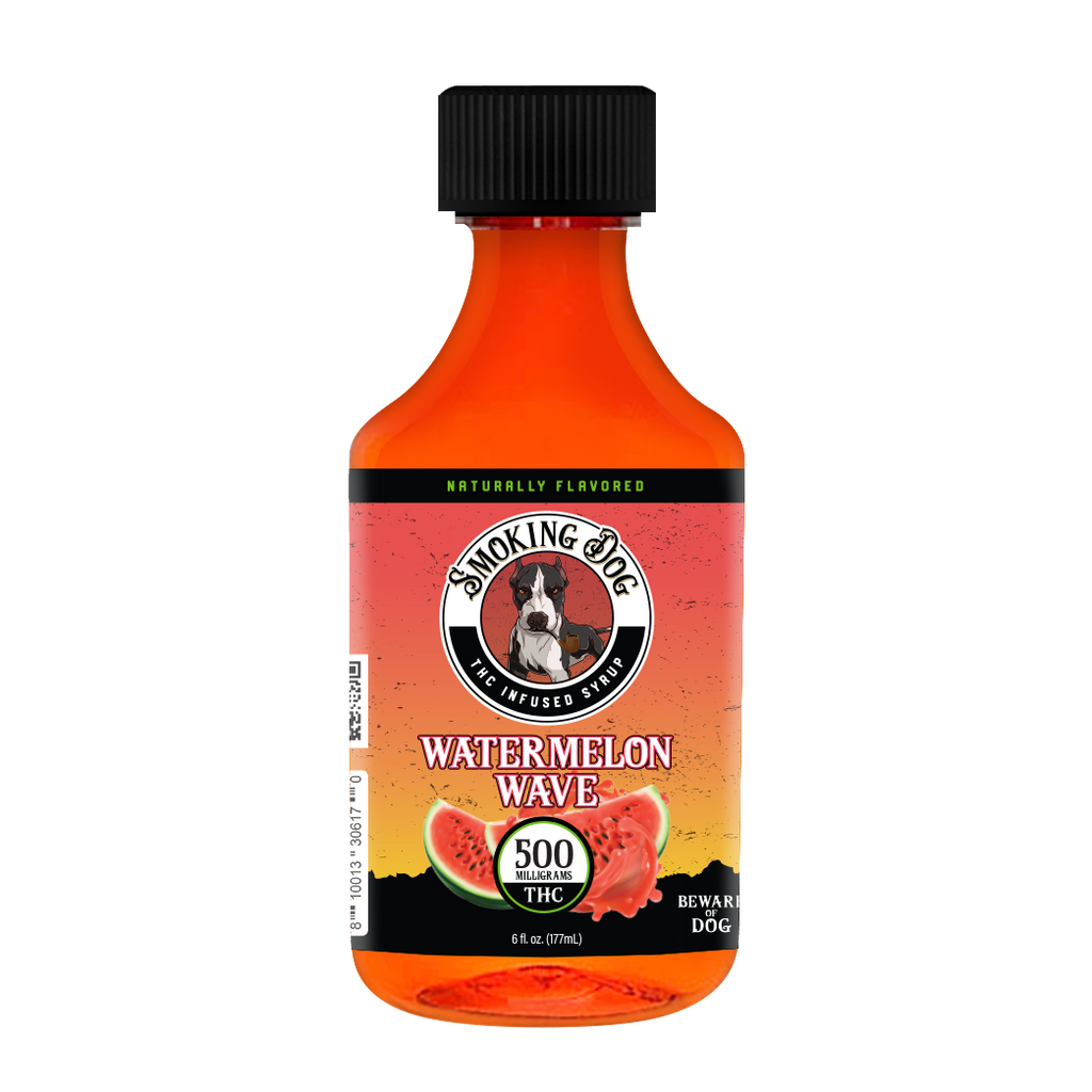 DELTA 9 SYRUP SMOKING DOG - 500MG THC (8 Flavors)