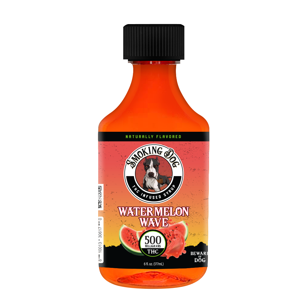DELTA 9 SYRUP SMOKING DOG - 500MG THC (8 Flavors)