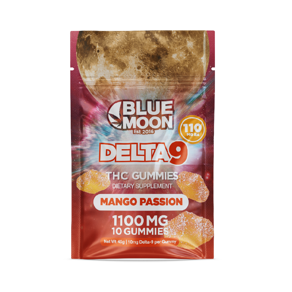 Delta 9 Blue Moon Gummies 100mg (4 Flavors)