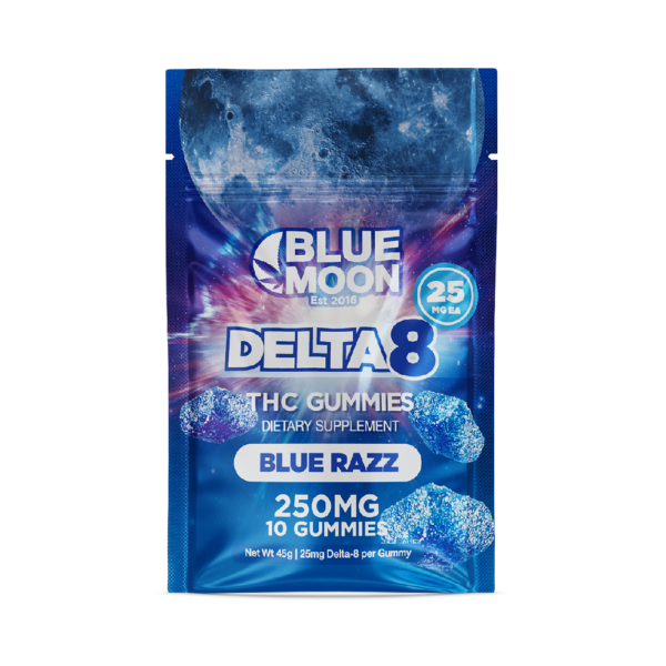 Delta 8 Blue Moon Gummies 250mg/ 100mg - (3 Flavors)