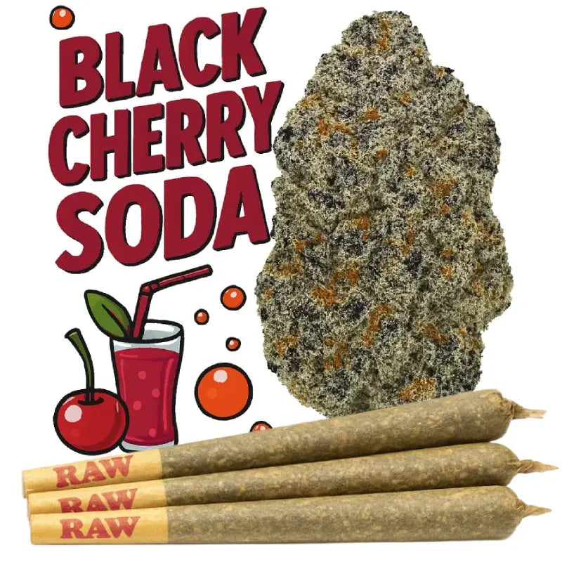 Black Cherry Soda Diamond Infused THCa Pre roll (1.5g)