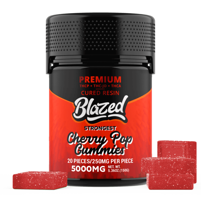 THCA + Delta 9P 5000MG Gummies – Blazed (4 Flavors)