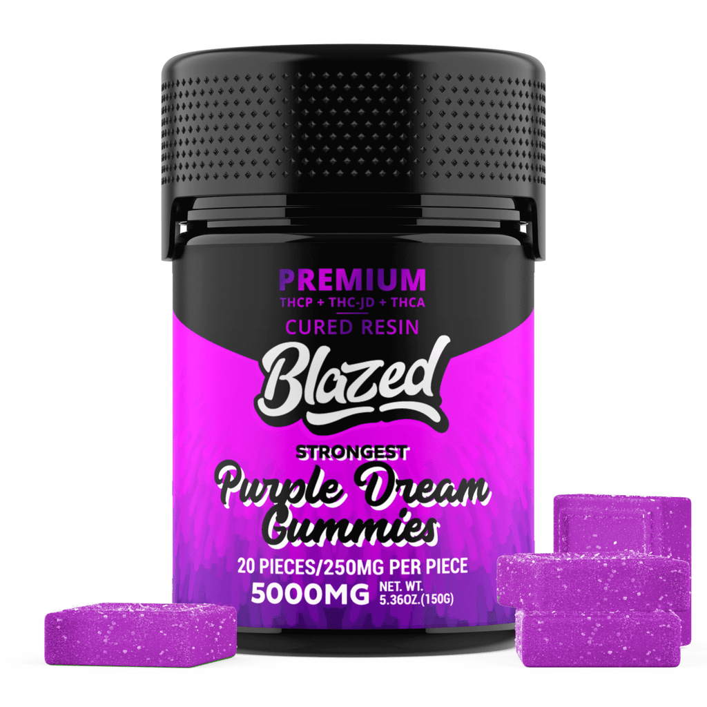 THCA + Delta 9P 5000MG Gummies – Blazed (4 Flavors)