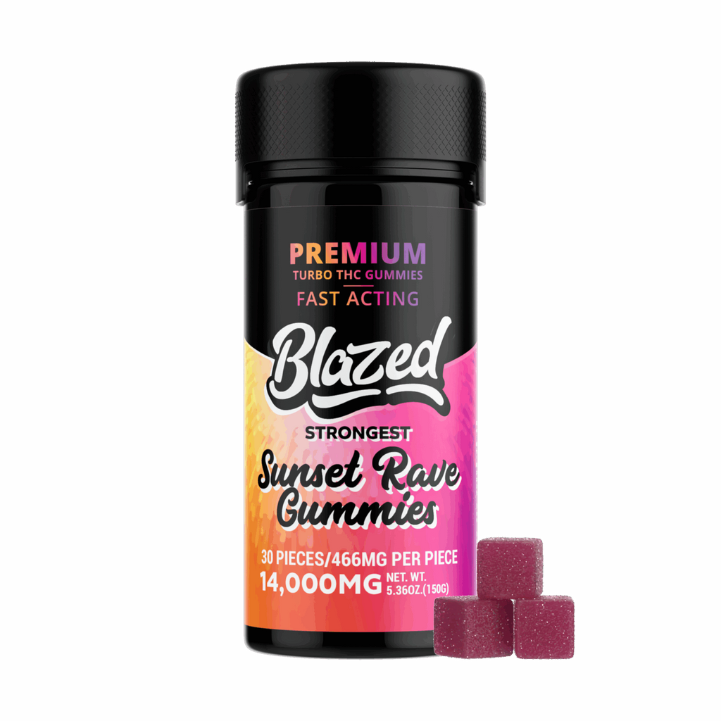 14,000MG Turbo THC Gummies – Blazed (4 Flavors)