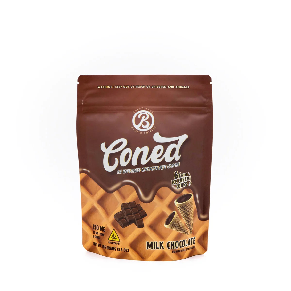 DELTA 9 THC CHOCOLATE CONES – 150MG (5 Flavors)