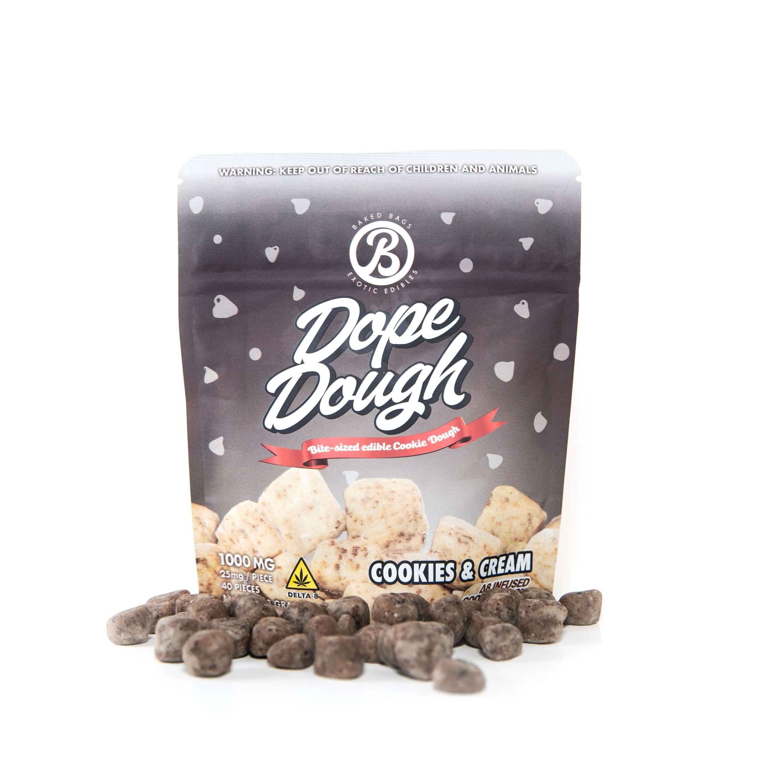 DELTA 8 THC COOKIE DOUGH EDIBLES – 1000MG (5 Flavors)