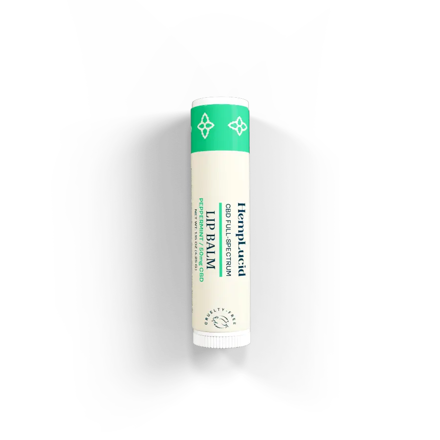 Organic Full-Spectrum CBD Lip Balm - 3-Pack Peppermint