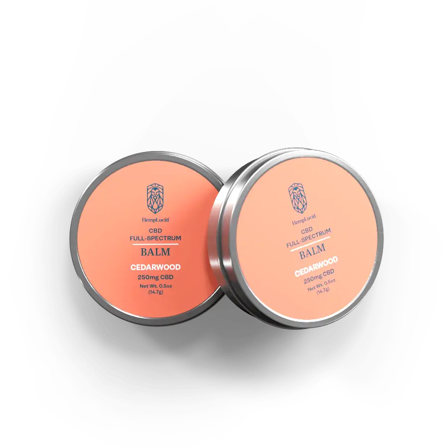 Organic Full-Spectrum CBD Body Balm - Cedarwood (2 Scents)