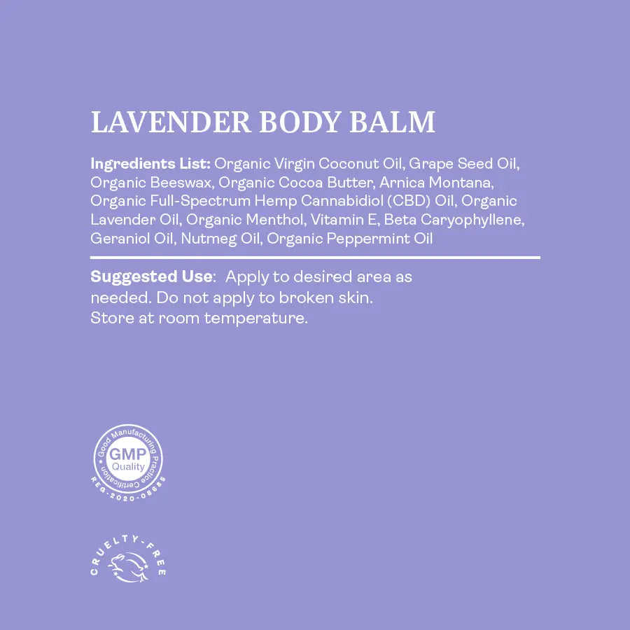 Organic Full-Spectrum CBD Body Balm - Cedarwood (2 Scents)