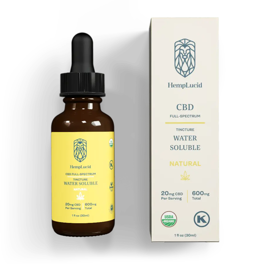 Organic Full-Spectrum Water Soluble CBD (3 Flavors)