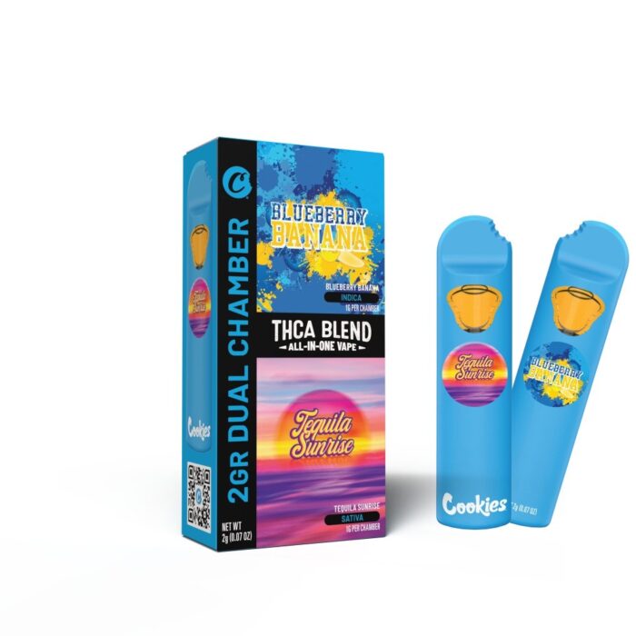 2 Gram Dual Chamber Vapes – Cookies (5 Flavors)
