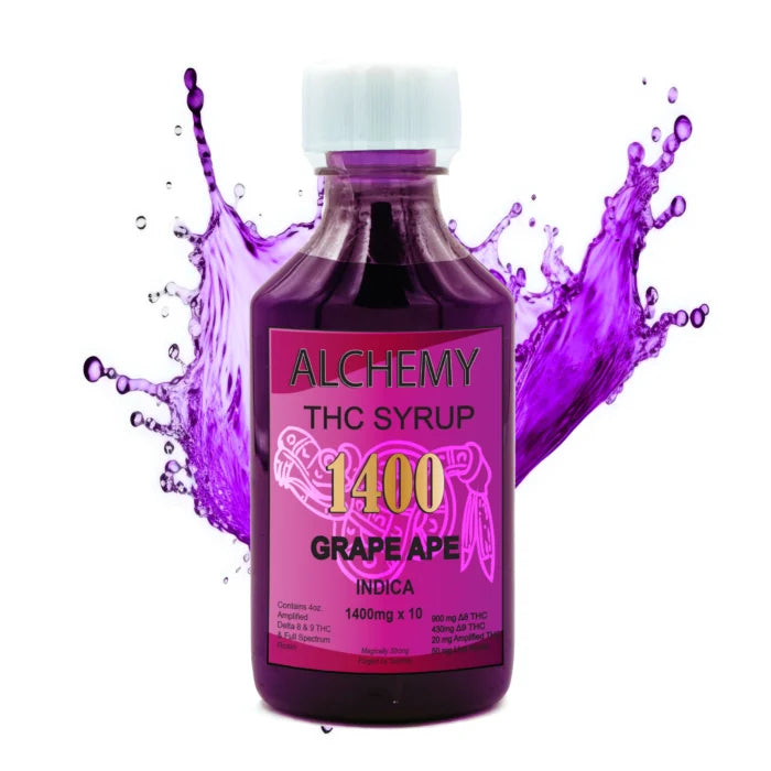 Alchemy THC Syrup – "Grape Ape"  - 1400mg