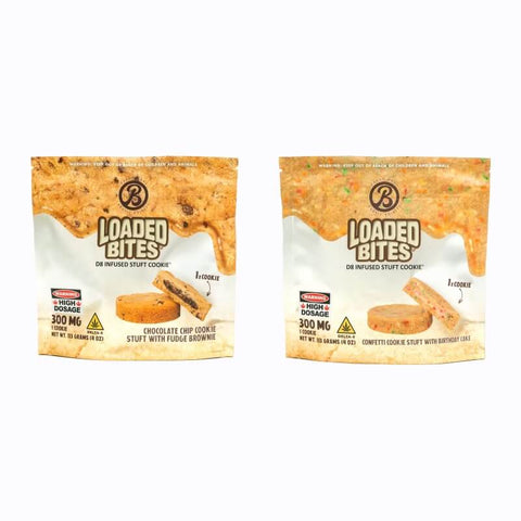Delta 8 Loaded Bites 300mg Baked Bags (2 Flavors)