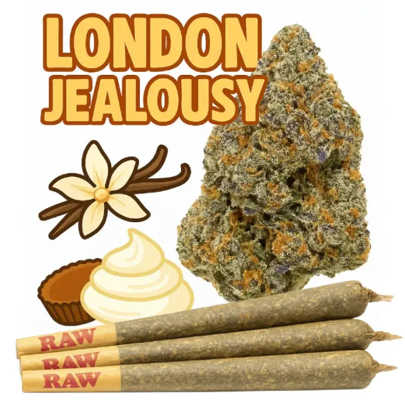 London Jealousy Diamond Infused THCa Pre roll (1.5g)