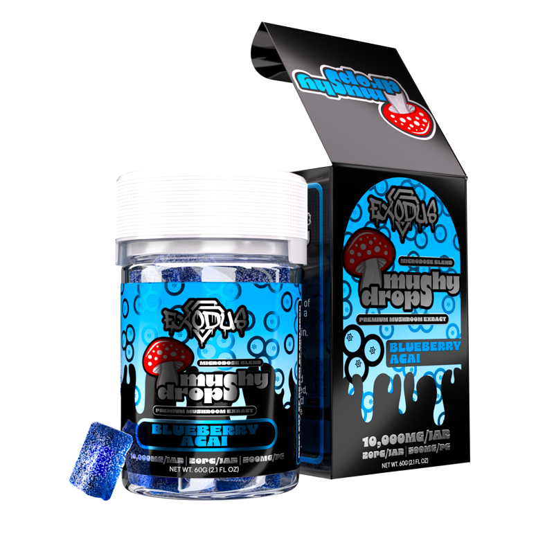Exodus Mushroom Gummies 10,000mg (5 Flavors)