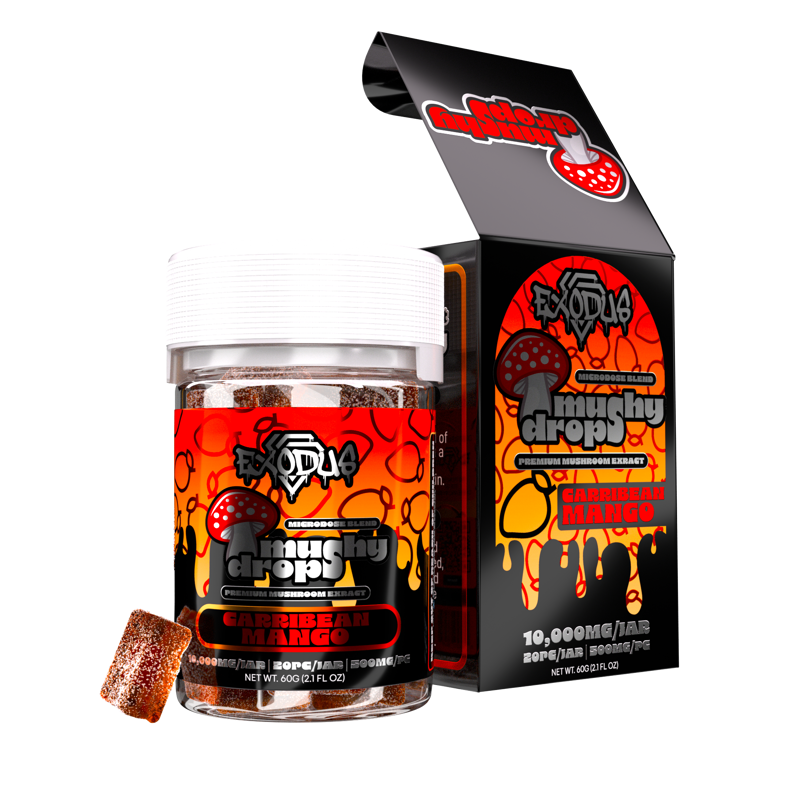 Exodus Mushroom Gummies 10,000mg (5 Flavors)