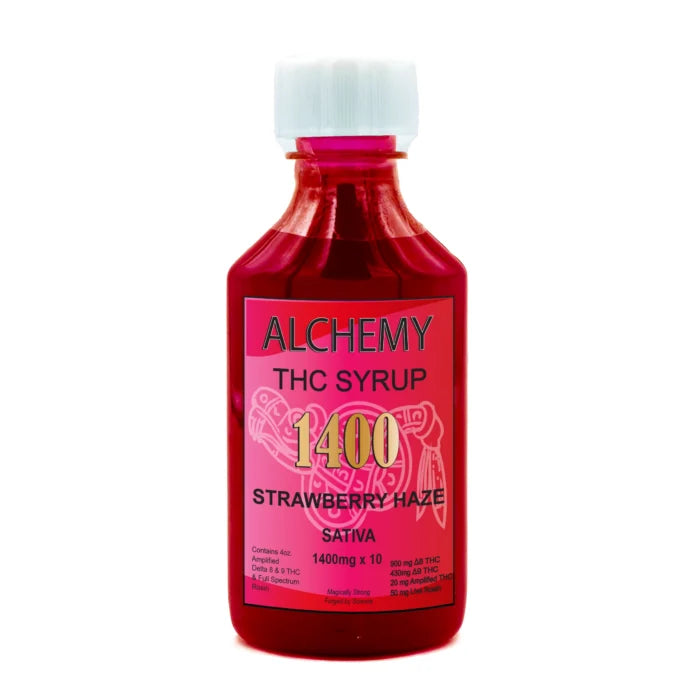 Alchemy THC Syrup – "Strawberry Haze"  -1400mg