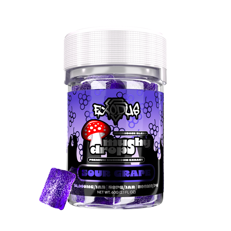 Exodus Mushroom Gummies 10,000mg (5 Flavors)