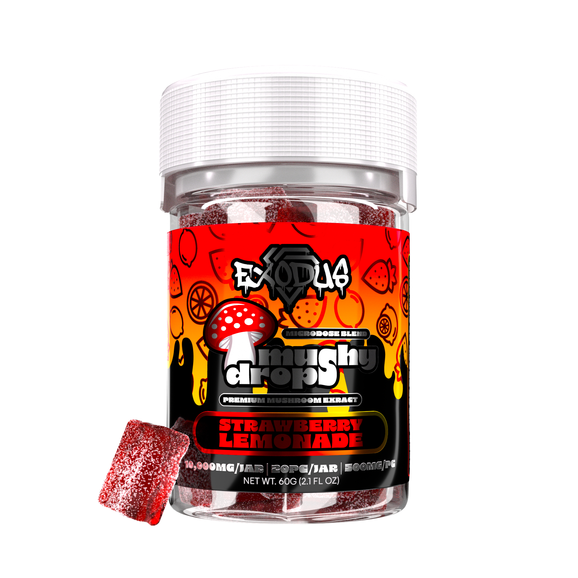 Exodus Mushroom Gummies 10,000mg (5 Flavors)