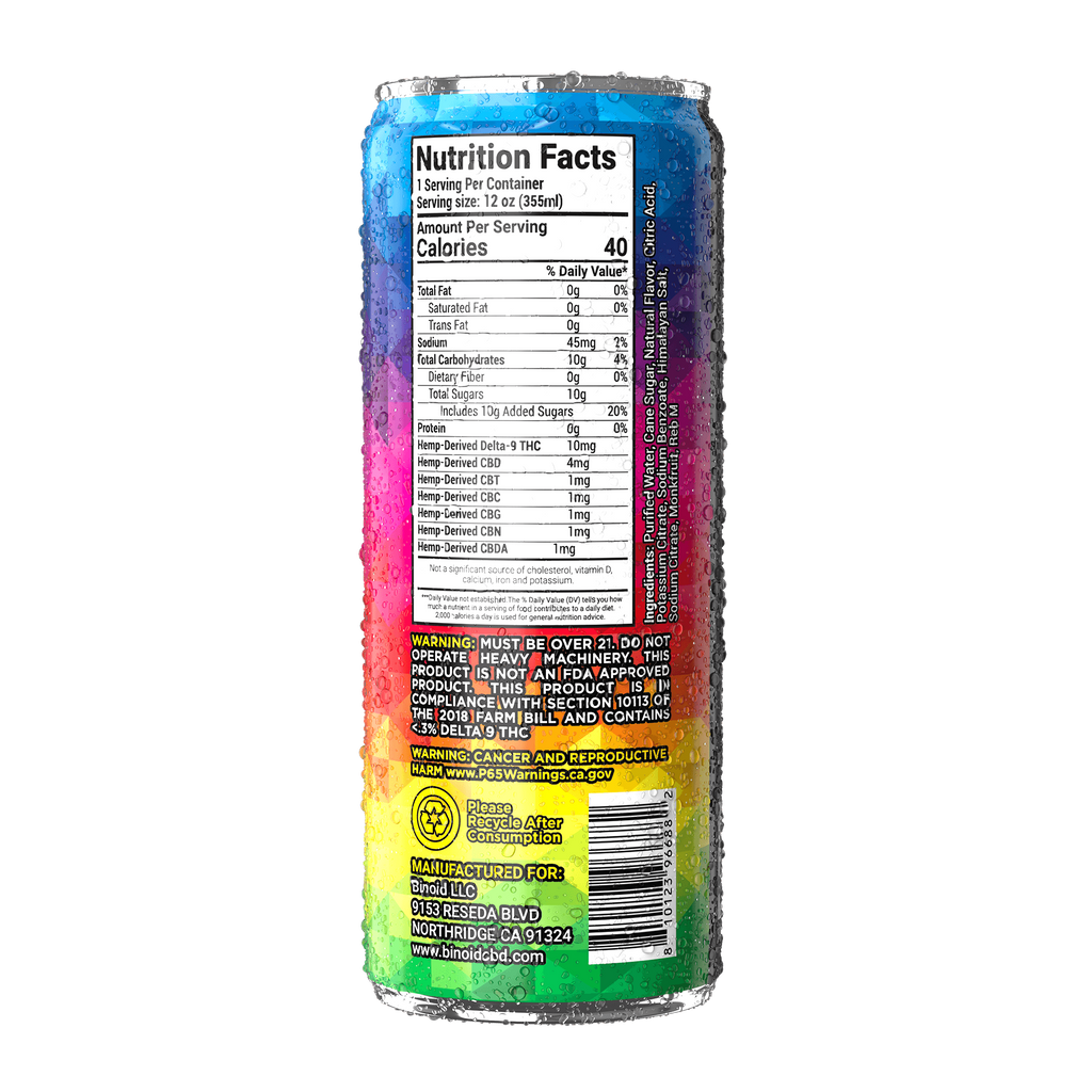 Super 7 THC Beverage – Orange Creamsicle (4 Pack)