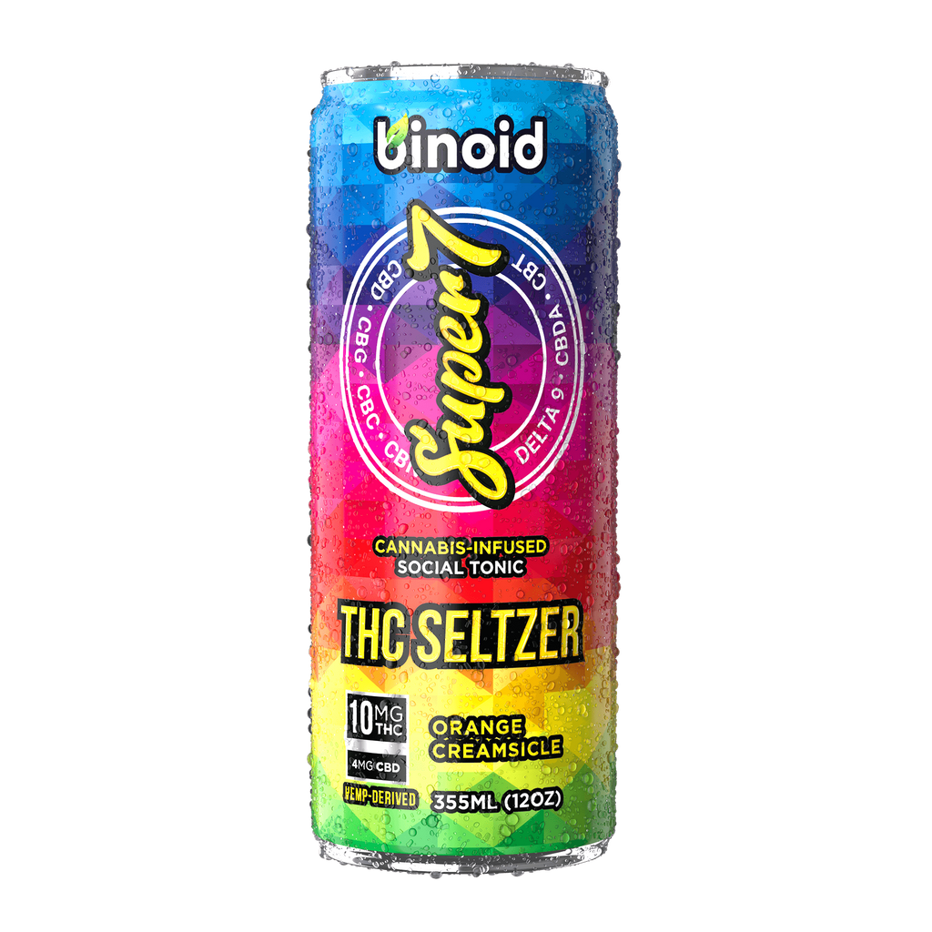Super 7 THC Beverage – Orange Creamsicle (4 Pack)