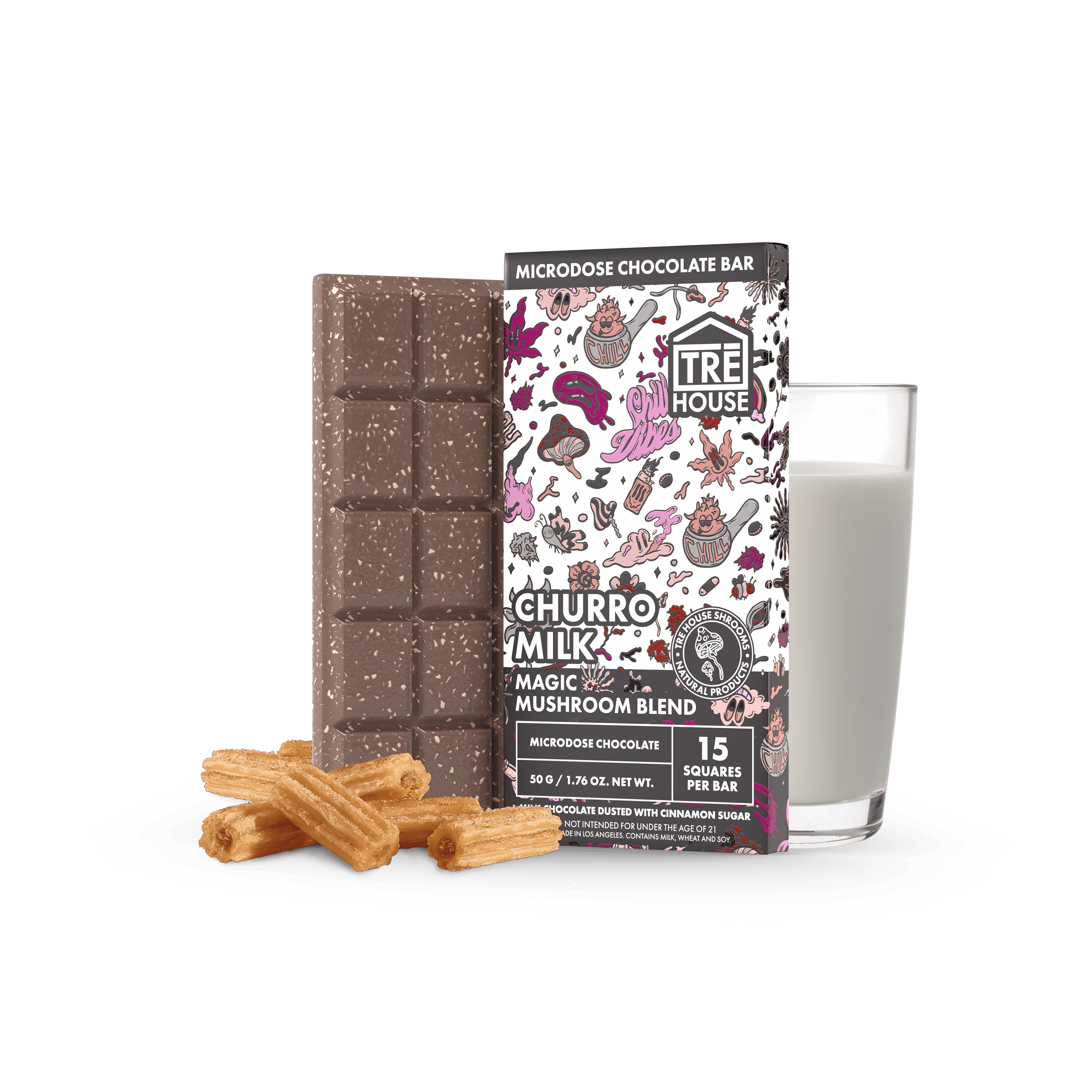 MUSHROOM CHOCOLATE – TREHOUSE (7 Flavors)