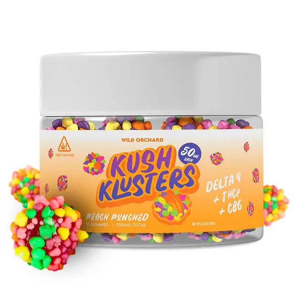 Kush Klusters D9 + THCp Gummies (5 Flavors)