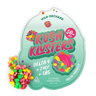 Kush Klusters D9 + THCp Gummies (5 Flavors)