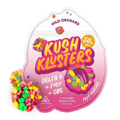 Kush Klusters D9 + THCp Gummies (5 Flavors)
