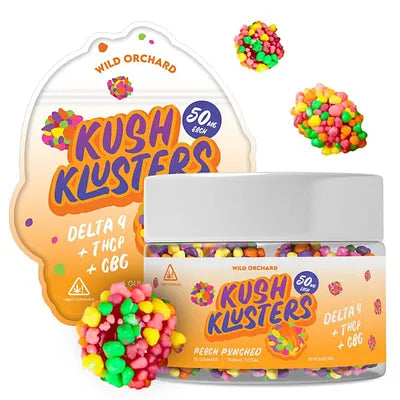Kush Klusters D9 + THCp Gummies (5 Flavors)