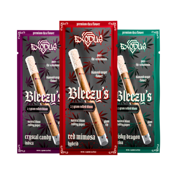 Bleezy’s Diamond Sugar THC-A Blunts 2.5g (3 Strains)