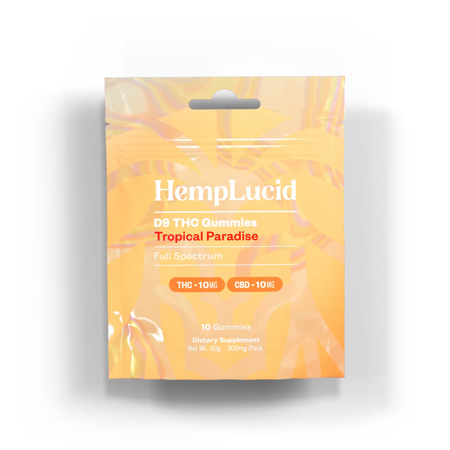 Delta 9 THC Gummies - HempLucid (5 Flavors)