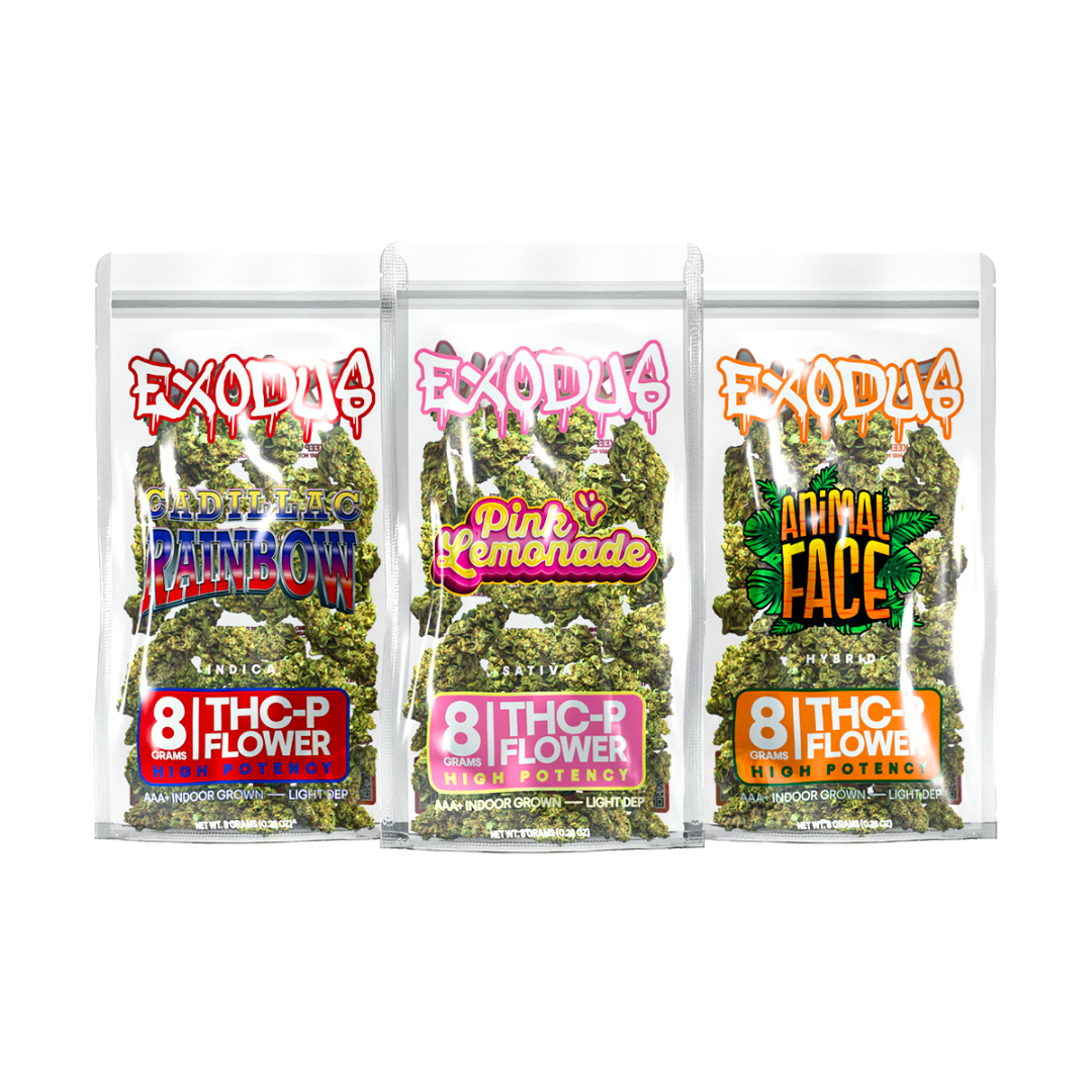 High Potency THC-P Flower 8G (3 Strains)
