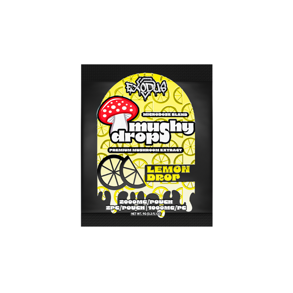 Mushy Drops Mushroom Gummies 2,000mg (3 Flavors)