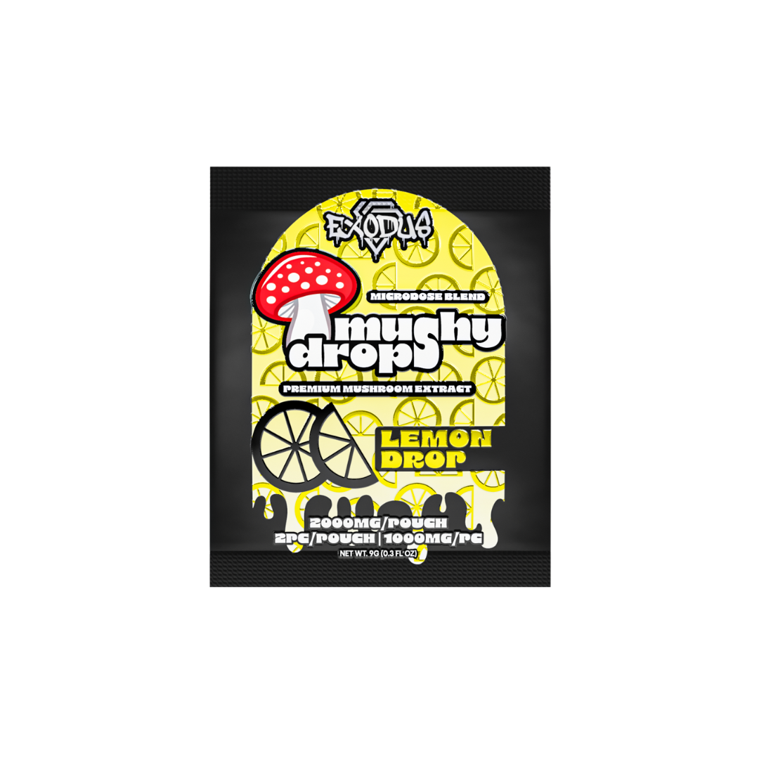 Mushy Drops Mushroom Gummies 2,000mg (3 Flavors)