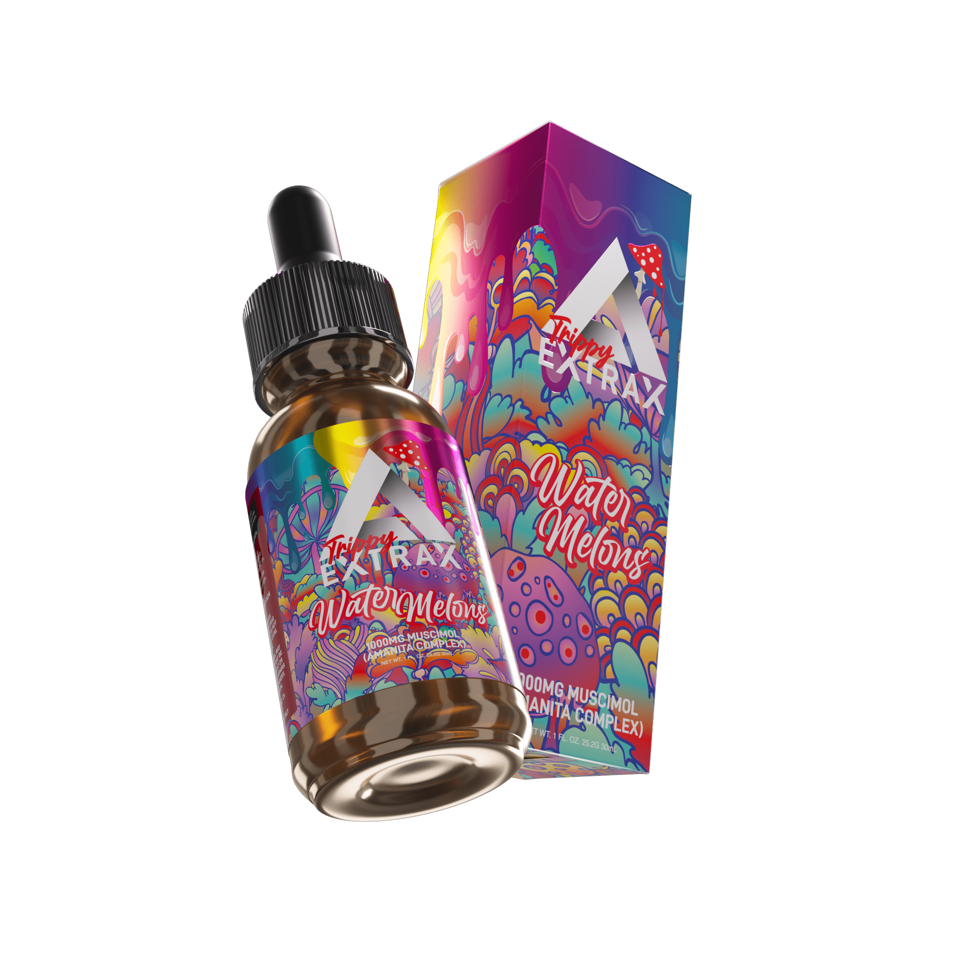 Amanita Mushroom Tincture 1000mg - Trippy Extrax (3 Flavors)